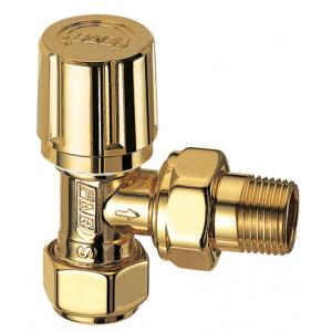 Угловой термостатический вентиль,к трубам метрическая резьба