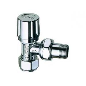 Угловой термостатический вентиль,к трубам метрическая резьба