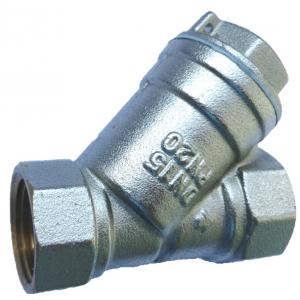 Фильтр механической очистки, косой, сетка 500 мкм | Внутренняя-внутренняя резьба