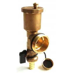 Тройник коллекторный с дренажным клапаном и воздухоотводчиком в сборе