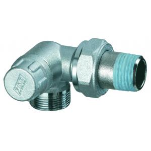 Вентиль запорный трёхосевой, левосторонний, НР FAR М24х19