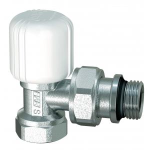 Хромированный угловой регулирующий вентиль, ВР трубная