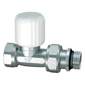 Хромированный прямой регулирующий вентиль, ВР трубная