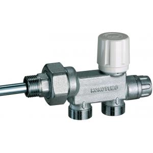 Узел нижнего подключения, терморегулирующий, для однотрубных систем