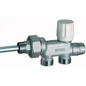 Узел нижнего подключения, терморегулирующий, для двухтрубных систем