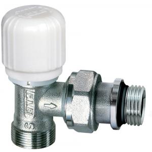 Хромированный угловой термостатический вентиль, НР FAR M24х19  