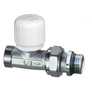 Хромированный прямой термостатический вентиль, НР FAR M24х19   