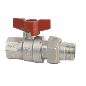 Шаровой кран никелированный (ВР-НР американка), серия T16