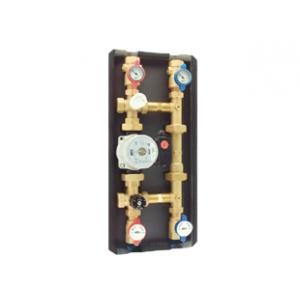 Насосная группа быстрого монтажа с термосмесителем и перепускным клапаном