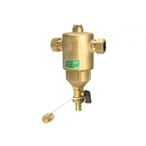 Грязеуловитель для систем отопления с фитингом для медной трубы Ø 22, в изоляционном кожухе