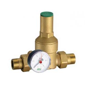 Редуктор давления с манометром, латунный НР-НР
