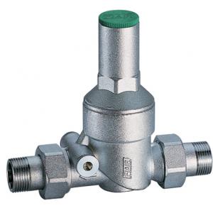 Редуктор давления без манометра, хромированный НР-НР