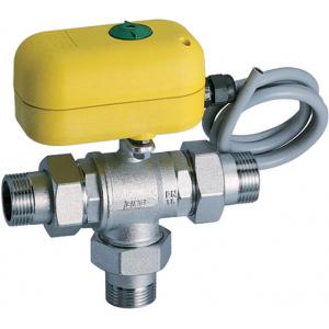 Кран шаровой НР-НР-НР зонный, 3-х ходовой