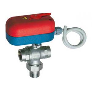 Зонный шаровой 3-х ходовой смесительный кран ВР-НР-ВР