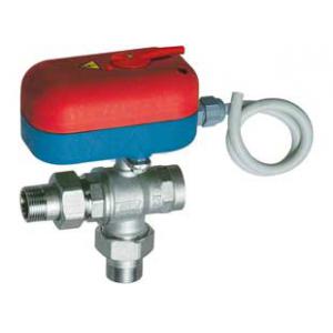 Зонный шаровой 3-х ходовой смесительный кран НР-НР-ВР