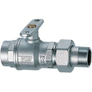 Кран шаровой НР-ВР зонный, 2-х ходовой