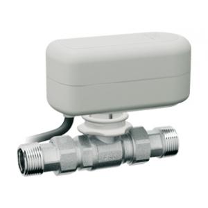 Хромированный двухходовой зонный шаровый кран 