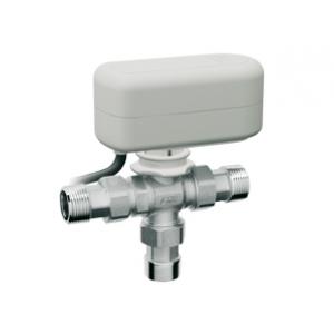 Хромированный трехходовой зонный шаровый кран