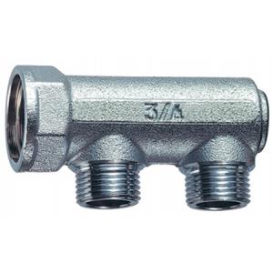 Концевой коллектор ВР,отводы НР, между отводами 36 мм