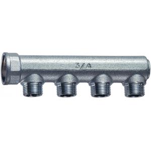 Концевой коллектор ВР,отводы НР, между отводами 36 мм