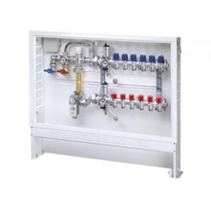 Узел регулирующий, сборный, с коллекторами для системы напольного отопления МР, в коллекторном шкафу