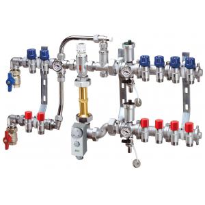Узел регулирующий, сборный, с коллекторами для системы напольного отопления и высокотемпературным контуром МР