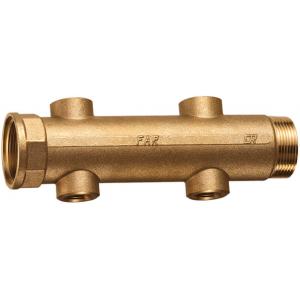 Коллектор проходной НР-ВР, с 2 парами соосных отводов (ВР)