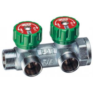 Коллектор регулирующий НР-ВР, проходной с 2 отводами (МР)