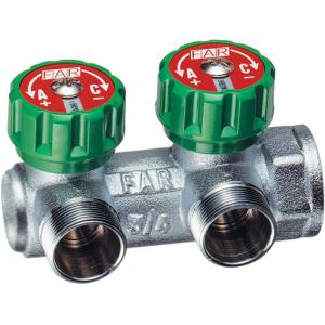 Коллектор регулирующий ВР, концевой с 2 отводами (МР)