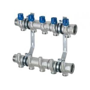 Узел коллекторный, сборный, с подающими запорными и обратными терморегулирующими вентилями МР (М33х1,5)