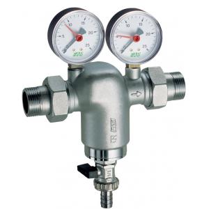 Фильтр с манометрами, хромированный НР-НР