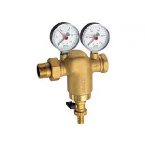 Фильтр с манометрами, латунный НР-ВР