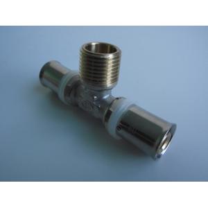 Пресс-тройник с переходом на наружную резьбу