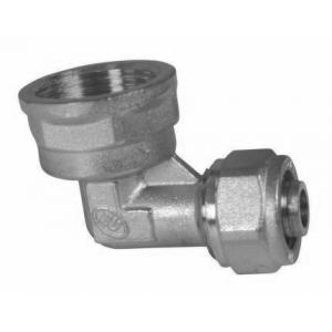 Угольник обжимной с переходом на внутреннюю резьбу