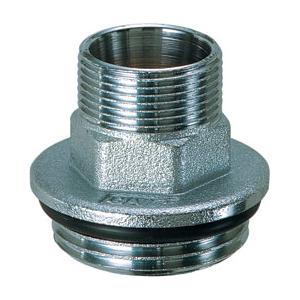 Переходник прямой НР (ТР) – НР (FAR 24x19) с уплотнением O-ring для модульных коллекторов