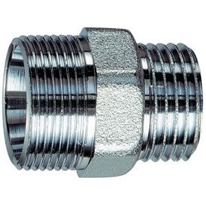 Переходник с наружной резьбой для медных ,пластиковых и металлопластиковых труб, хромированный.