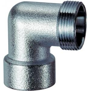 Угольник с внутренней резьбой для медных, пластиковых и металлопластиковых труб, хромированный