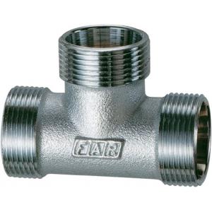 Тройник с 3 конусными соединениями, хромированный