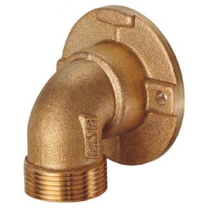 Угловой переходник для сантехнических установок, латунный
