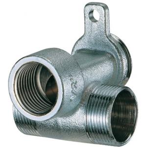 Настенный хромированный тройник