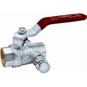 EU.ST10160 | Кран шаровой Grand c дренажём (ручка-рычаг) | Внутренняя-внутренняя резьба