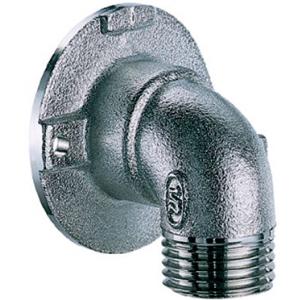 Хромированное угловое соединение для сантехнических узлов