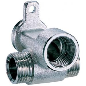 Настенный хромированный тройник