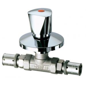 Отсечной вентиль с пресс-фитингами