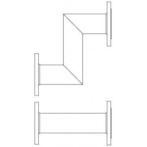 Трубы подачи/возврата в разделитель производительностью 18 м3/ч