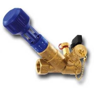 Балансировочный вентиль со сливным краном