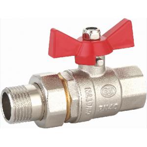 EU.ST12870 | Кран шаровой Grand с полусгоном до 1 1/4” ручка бабочка, 1 1/2”, 2” - ручка рычаг | Внутренняя-наружная резьба