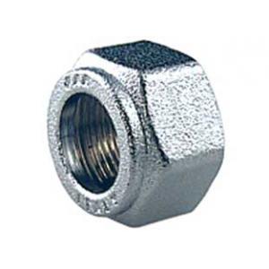 Хромированная накидная гайка для концовок медных труб (24х19)