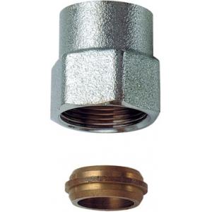 Хромированный переходник 24X19 на коллекторы 1/2”