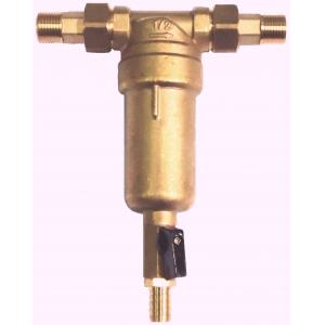 Фильтр тонкой очистки, промывной, с латунной колбой, сетка 100 мкм | Универсальное подключение